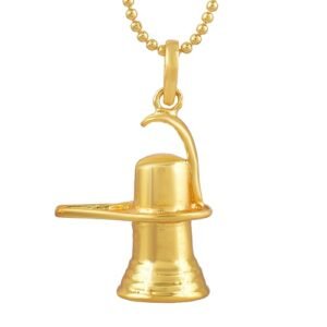 Pure Gold-Plated Shivling Pendant - Image 2